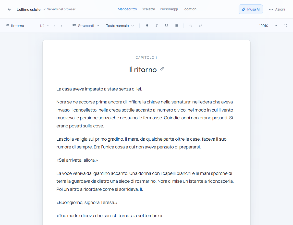 L’editor di romanzi, con capitoli e strumenti di scrittura